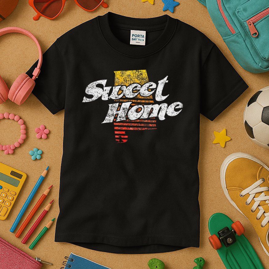 Lyriclyfe Sweet Home Alabama Kids T-Shirt