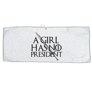 Lady's She Has No President Resist Anti Trump Large Microfiber Waffle Golf Towel