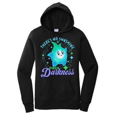 Luma Star Halloween Theres No Sunshine Only Darkness Luna Star Women's Pullover Hoodie