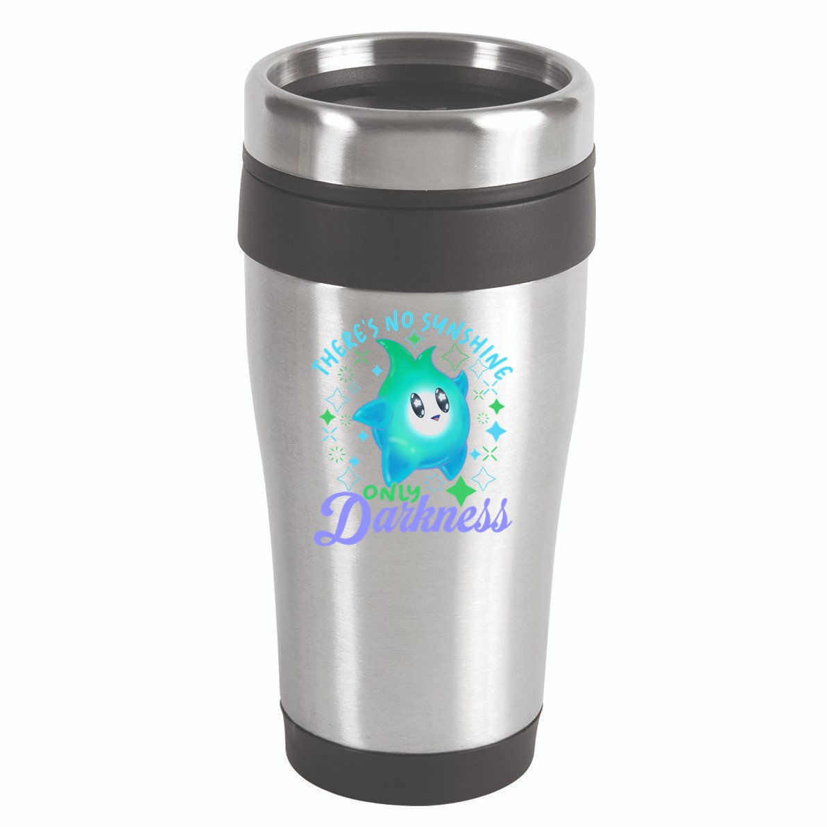 Luma Star Halloween Theres No Sunshine Only Darkness Luna Star 16oz Travel Tumbler
