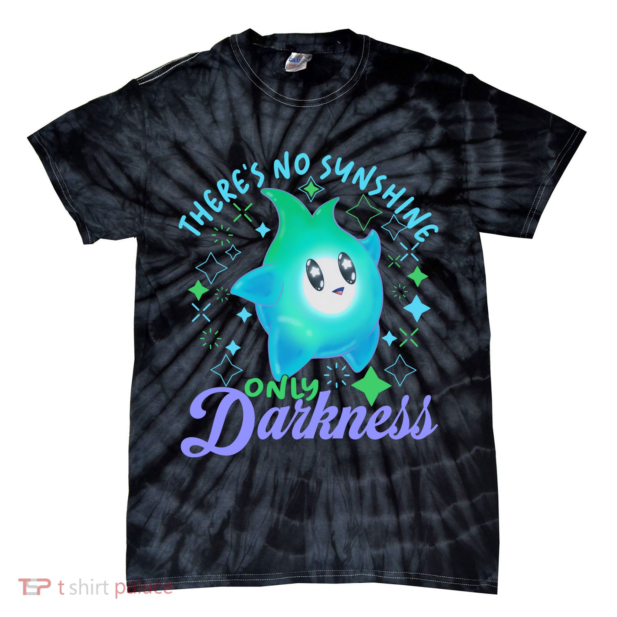Luma Star Halloween Theres No Sunshine Only Darkness Luna Star Tie-Dye T-Shirt