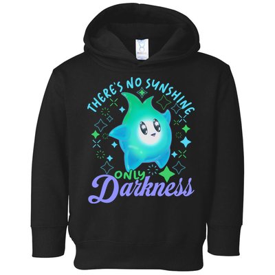 Luma Star Halloween Theres No Sunshine Only Darkness Luna Star Toddler Hoodie