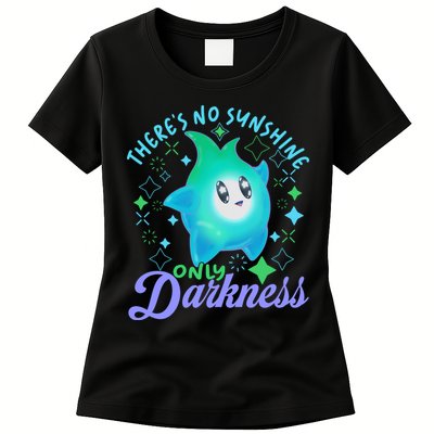 Luma Star Halloween Theres No Sunshine Only Darkness Luna Star Womens T-Shirt