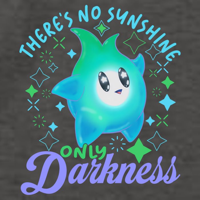 Luma Star Halloween Theres No Sunshine Only Darkness Luna Star Vector Backpack