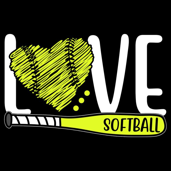 Love Softball Hobby Sport Gift Impact Tech Backpack