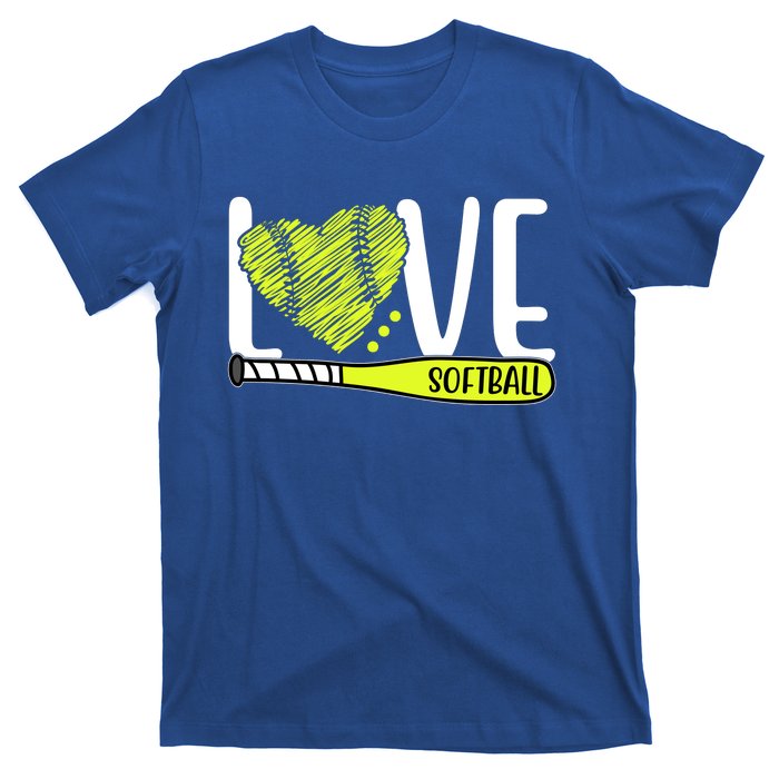 Love Softball Hobby Sport Gift T-Shirt