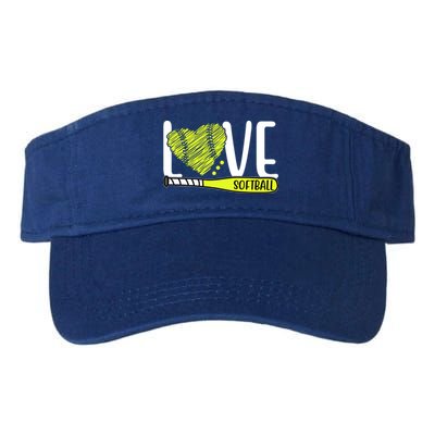Love Softball Hobby Sport Gift Visor