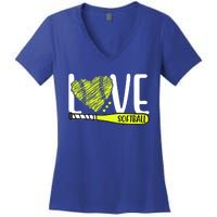 Love Softball Hobby Sport Gift Women's V-Neck T-Shirt