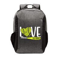 Love Softball Hobby Sport Gift Vector Backpack