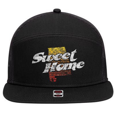 Lyriclyfe Sweet Home Alabama 7 Panel Mesh Trucker Snapback Hat