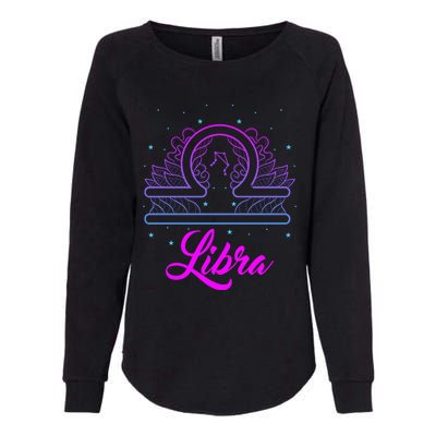 Libra Scale Horoscope Birthday Great Gift Womens California Wash Sweatshirt