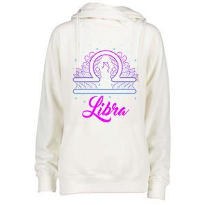 Libra Scale Horoscope Birthday Great Gift Womens Funnel Neck Pullover Hood