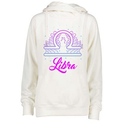 Libra Scale Horoscope Birthday Great Gift Womens Funnel Neck Pullover Hood