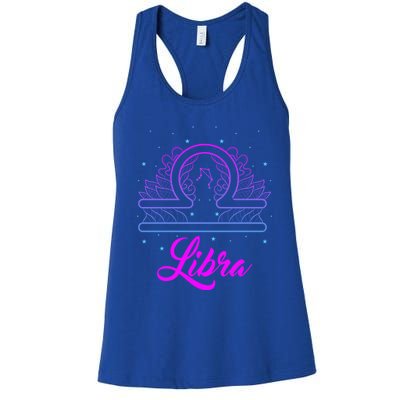 Libra Scale Horoscope Birthday Great Gift Women's Racerback Tank