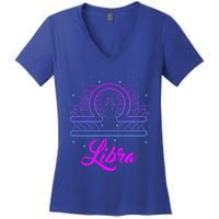 Libra Scale Horoscope Birthday Great Gift Women's V-Neck T-Shirt