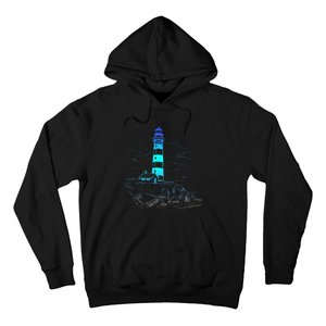 Lighthouse Seaside House Sailing Sea Beach Life Boating Hoodie