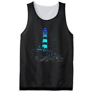 Lighthouse Seaside House Sailing Sea Beach Life Boating Mesh Reversible Basketball Jersey Tank