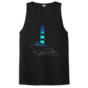 Lighthouse Seaside House Sailing Sea Beach Life Boating PosiCharge Competitor Tank