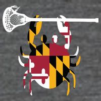Lacrosse Shirts Helmet Sticks LAX Maryland Flag Gift Toddler T-Shirt