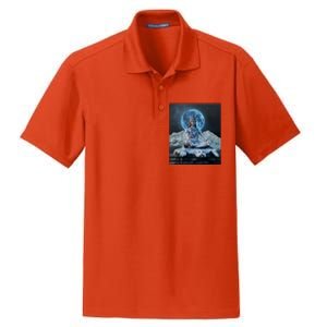 Lord Shiva Hinduism Blue Moon Gift Dry Zone Grid Polo