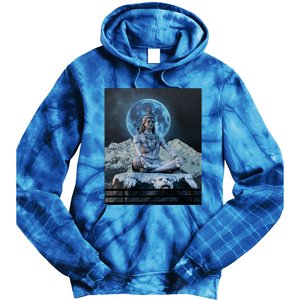 Lord Shiva Hinduism Blue Moon Gift Tie Dye Hoodie