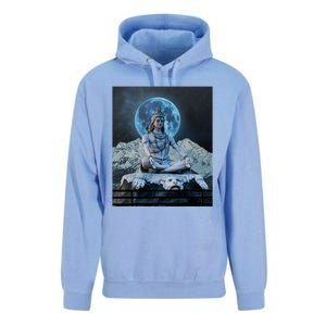 Lord Shiva Hinduism Blue Moon Gift Unisex Surf Hoodie