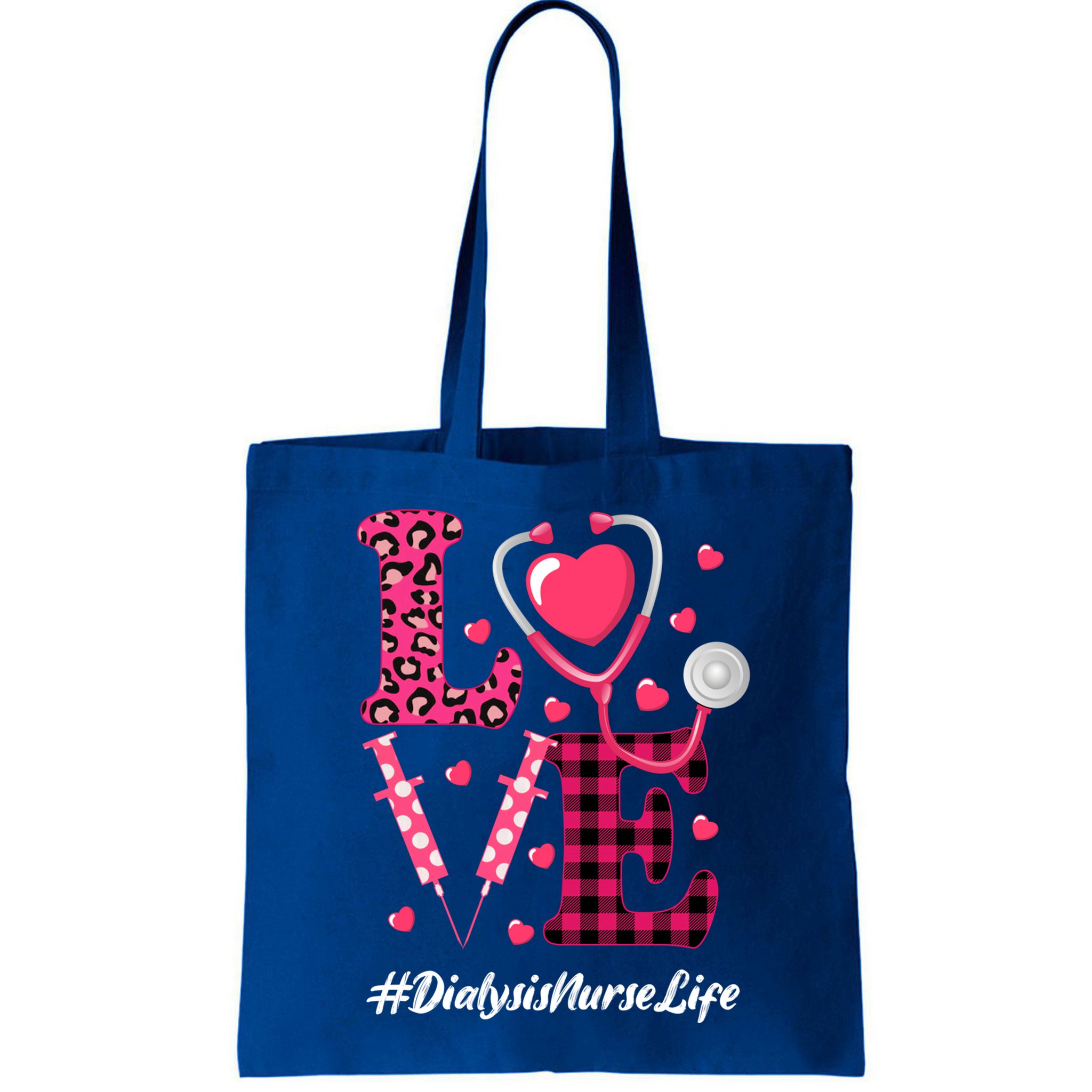 Love Stethoscope Hearts Dialysis Nurse Valentine's Day Gift Bag