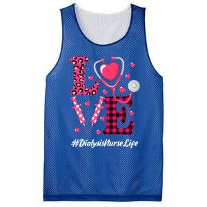 Love Stethoscope Hearts Dialysis Nurse Valentine's Day Gift Mesh Reversible Basketball Jersey Tank