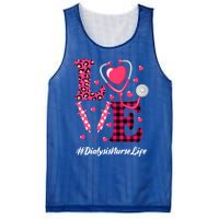 Love Stethoscope Hearts Dialysis Nurse Valentine's Day Gift Mesh Reversible Basketball Jersey Tank