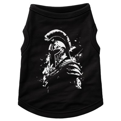 Leonidas Spartan Helmet Gym Sparta Workout Greek Warrior Doggie Tank