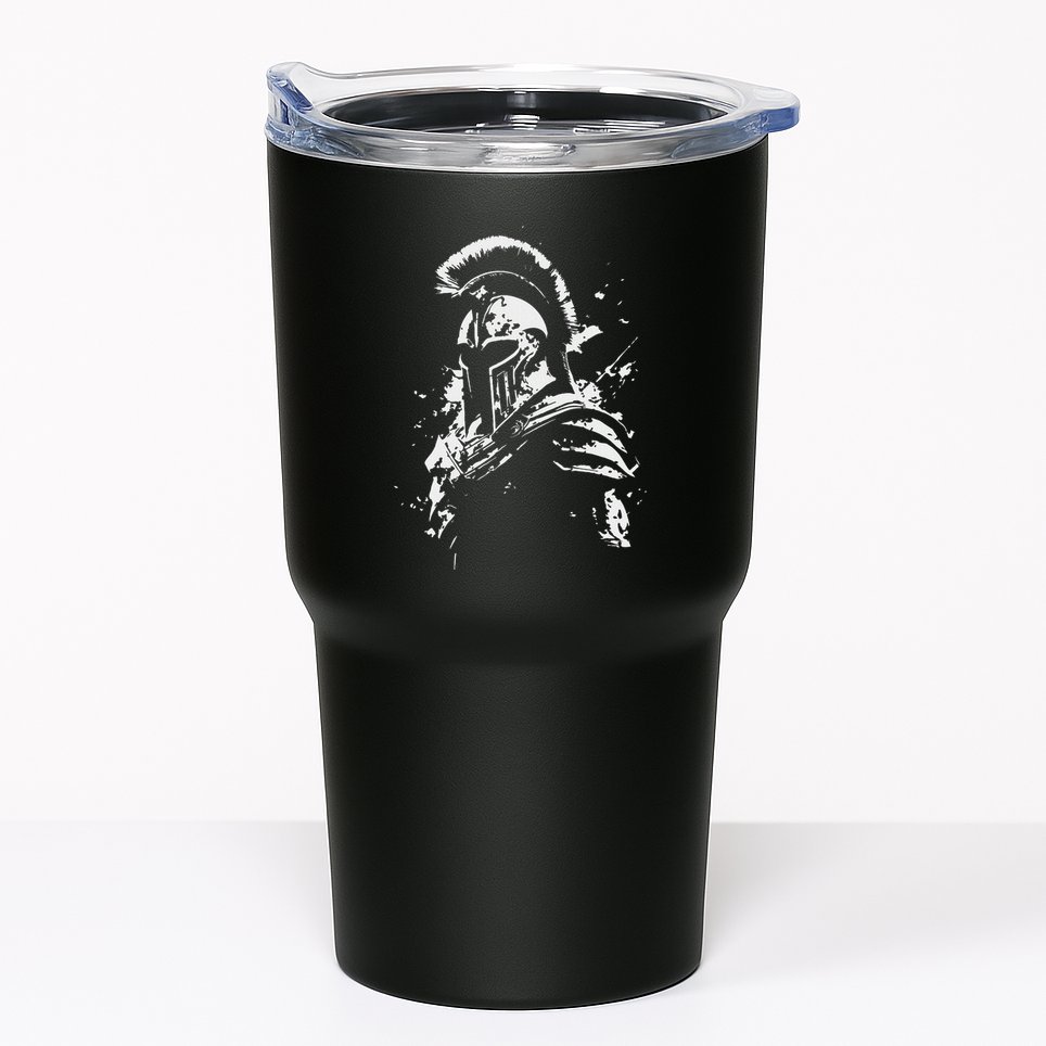 Leonidas Spartan Helmet Gym Sparta Workout Greek Warrior Tumbler