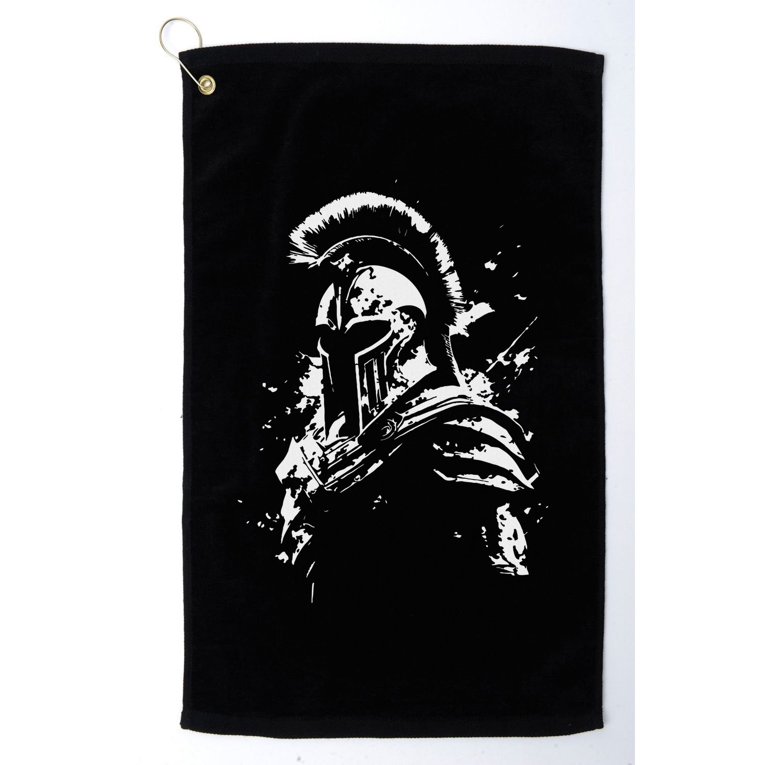 Leonidas Spartan Helmet Gym Sparta Workout Greek Warrior Golf Towel