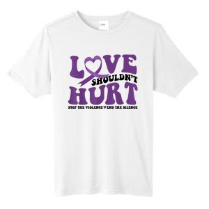 Love ShouldnT Hurt Stop The Violence End The Silence Tall Fusion ChromaSoft Performance T-Shirt