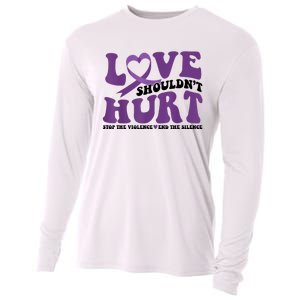 Love ShouldnT Hurt Stop The Violence End The Silence Cooling Performance Long Sleeve Crew