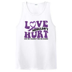 Love ShouldnT Hurt Stop The Violence End The Silence PosiCharge Competitor Tank