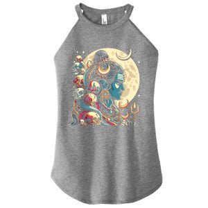 Lord Shiva Hindu God Mahadeva Trident Hinduism Devo Gift Women's Perfect Tri Rocker Tank