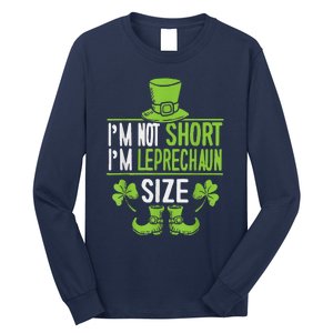 Leprechaun Shamrock Happy St Patricks Day Long Sleeve Shirt