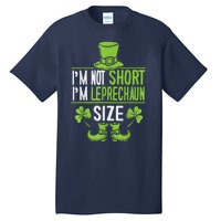 Leprechaun Shamrock Happy St Patricks Day Tall T-Shirt