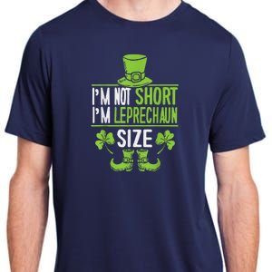 Leprechaun Shamrock Happy St Patricks Day Adult ChromaSoft Performance T-Shirt