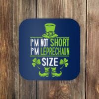 Leprechaun Shamrock Happy St Patricks Day Coaster