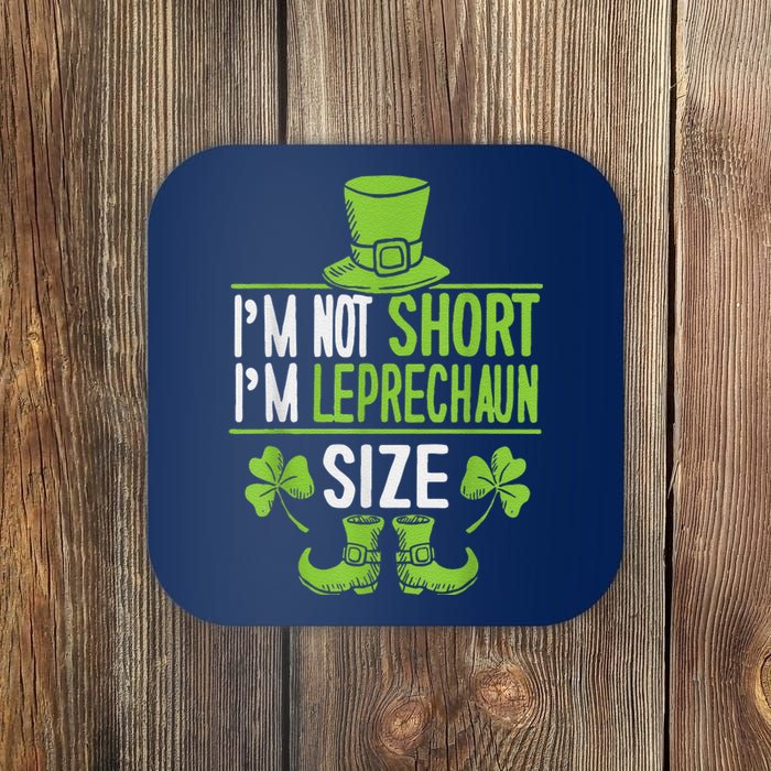 Leprechaun Shamrock Happy St Patricks Day Coaster