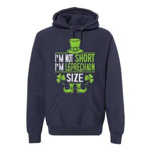 Leprechaun Shamrock Happy St Patricks Day Premium Hoodie