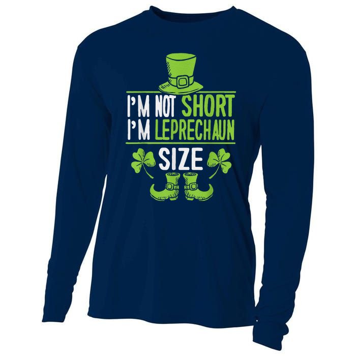 Leprechaun Shamrock Happy St Patricks Day Cooling Performance Long Sleeve Crew