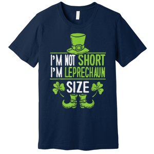 Leprechaun Shamrock Happy St Patricks Day Premium T-Shirt