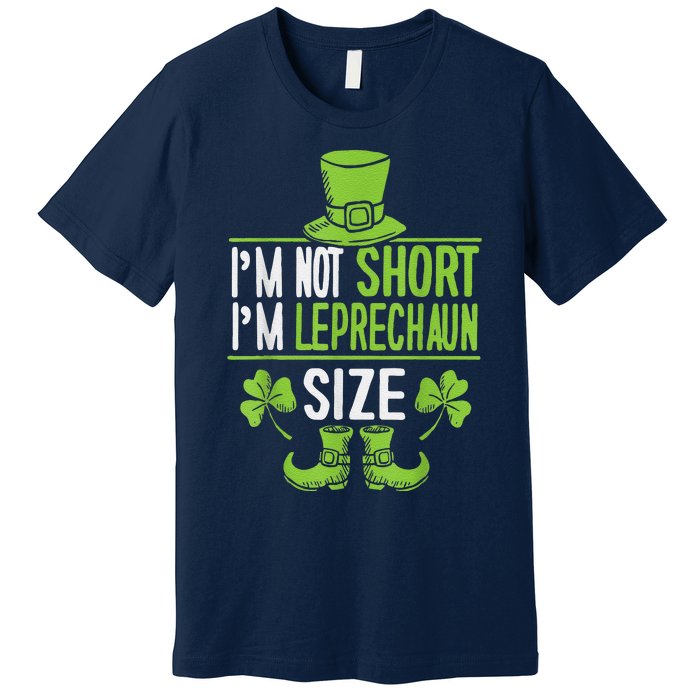 Leprechaun Shamrock Happy St Patricks Day Premium T-Shirt