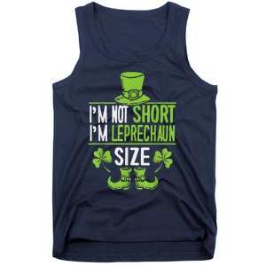 Leprechaun Shamrock Happy St Patricks Day Tank Top