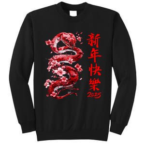 Lucky Snake Happy New Year 2025 Year Of The Snake 2025 Sweatshirt