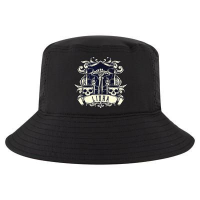 Libra Skull Horoscope Personality Zodiac Birthday Cool Comfort Performance Bucket Hat