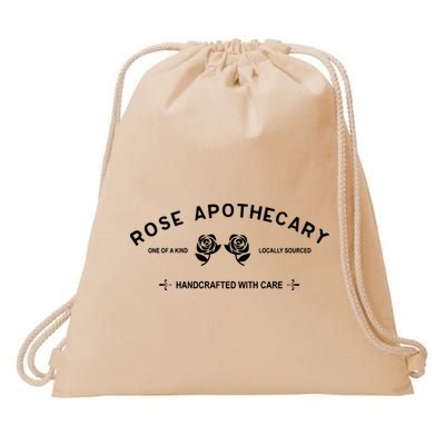 Locally Sourced Handcrafted With Care Moira Rose David Rose Schitt Creek Rose Ap Drawstring Bag