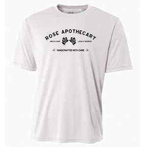 Locally Sourced Handcrafted With Care Moira Rose David Rose Schitt Creek Rose Ap Cooling Performance Crew T-Shirt